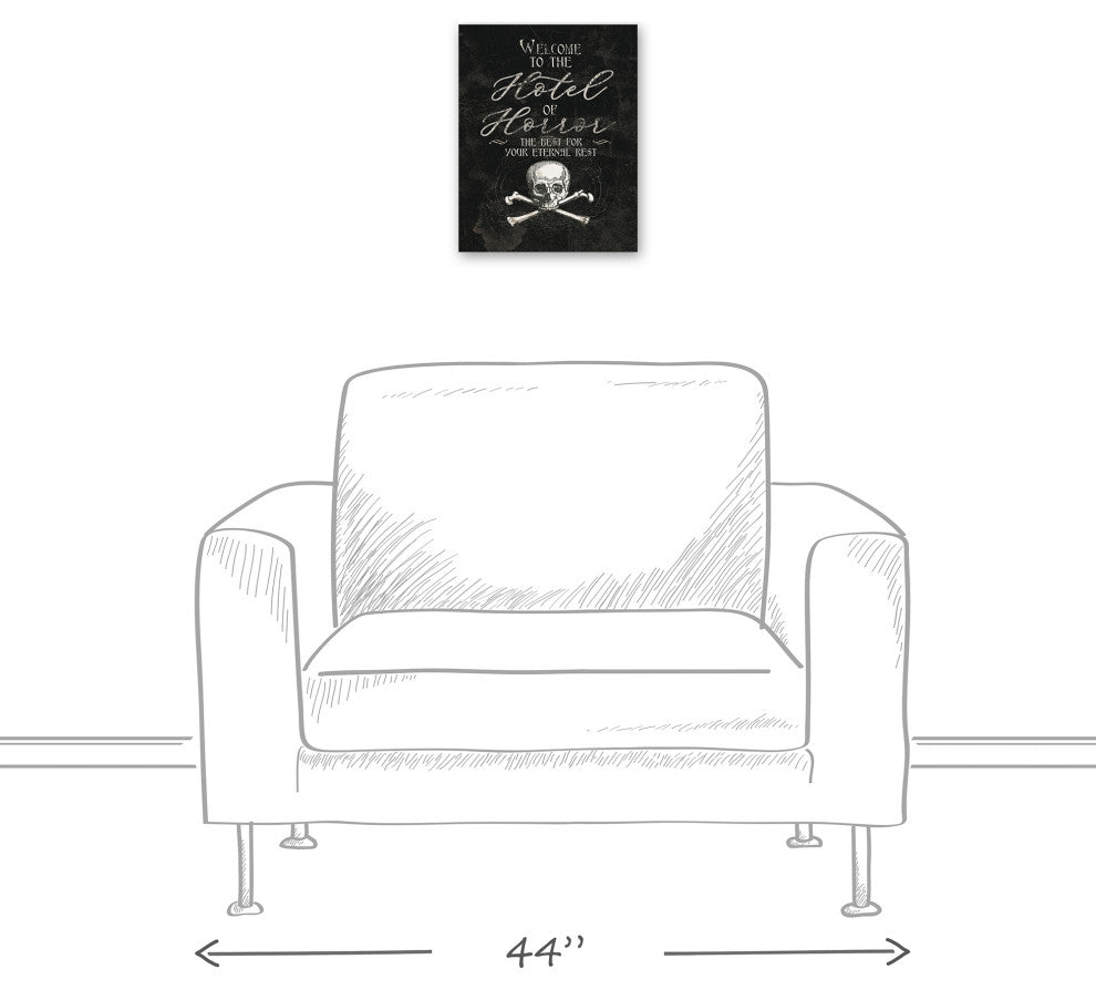 Hotel Of Horror 11x14 Canvas Wall Art