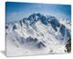 "Snowy Mountains Panoramic View" Landscape Wall Art, 40"x30"