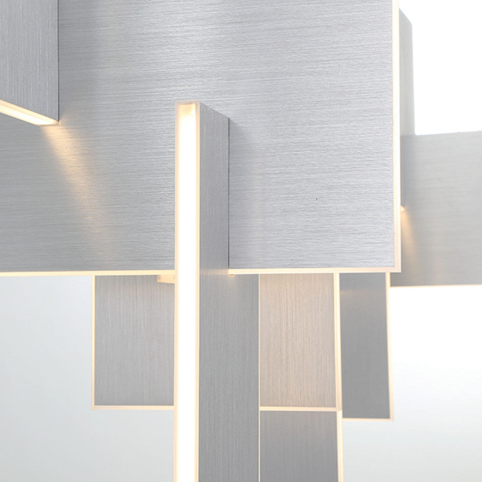 Coburg 1-Light Chandelier, Aluminium