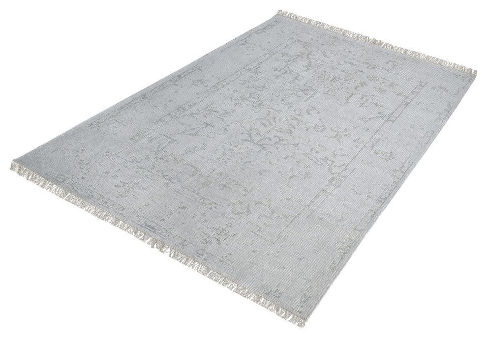 Belleville Handknotted Wool and Bamboo Viscose Rug