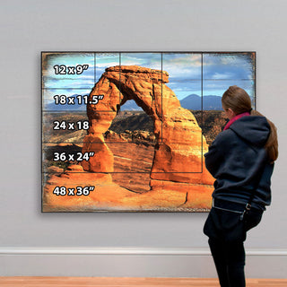 Grand Canyon Wooden Block, 48 X 36
