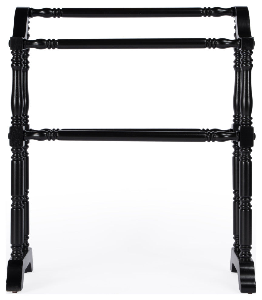 Lillian Blanket Rack, Black