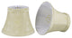 30007-2 Small Bell  Chandelier Clip On Lamp Shade Butter Creme 3"x5"x4"