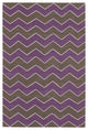 Rug N Carpet - Handmade Wool 3' 7'' x 5' 5'' Modern Design Dhurrie Kilim Rug