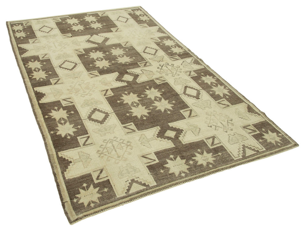 Rug N Carpet - Hand-knotted Anatolian 4' 6'' x 7' 4'' Antique Wool Rug