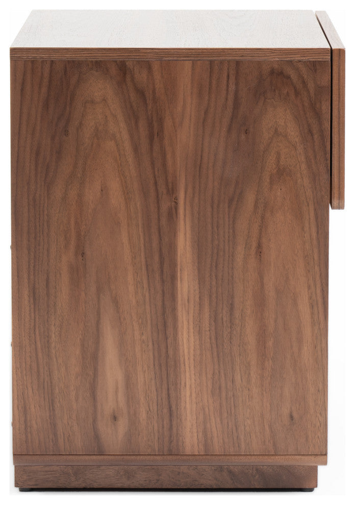 Nova Domus Kamela -Modern Walnut Bedroom Set, Eastern King