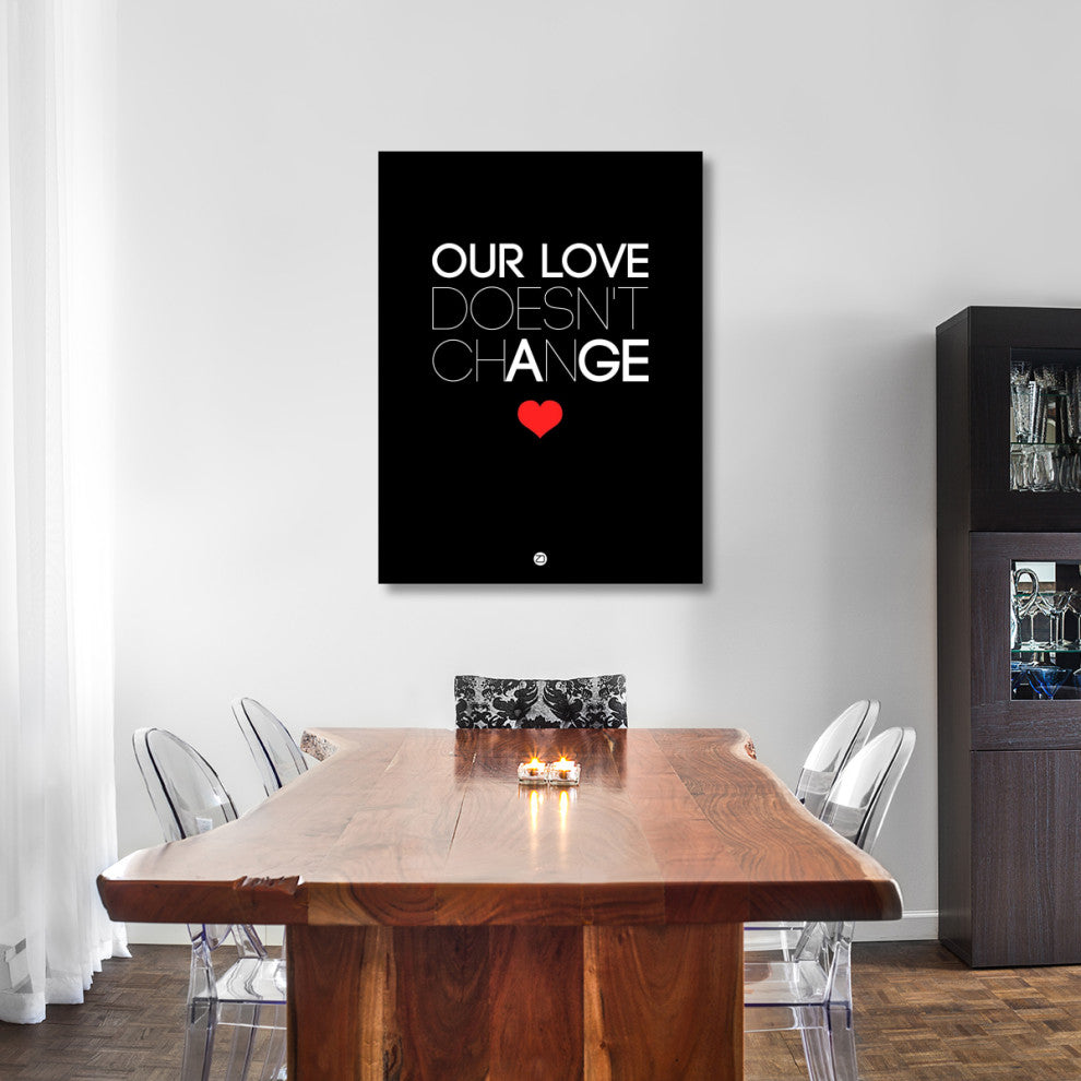 "Our Life Doesn't Change Poster 1" Fine Art Print