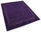 HAND KNOTTED LOOM SILK ECO-FRIENDLY RUGS-8'x11',Rectangle,Purple,Contemporary