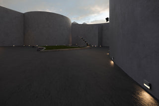 Piazza 2 Outdoor Step Light - LED, Anthracite, Concrete