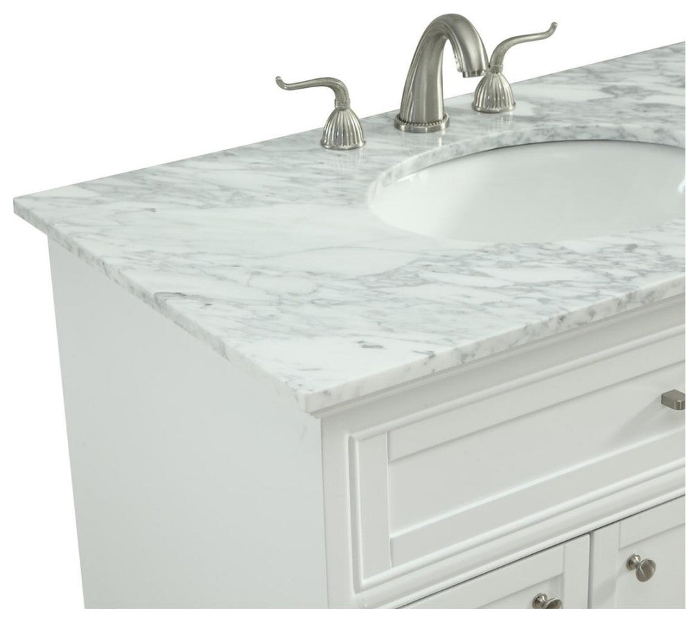Elegant VF15036WH 36" Single Bathroom Vanity Set, White