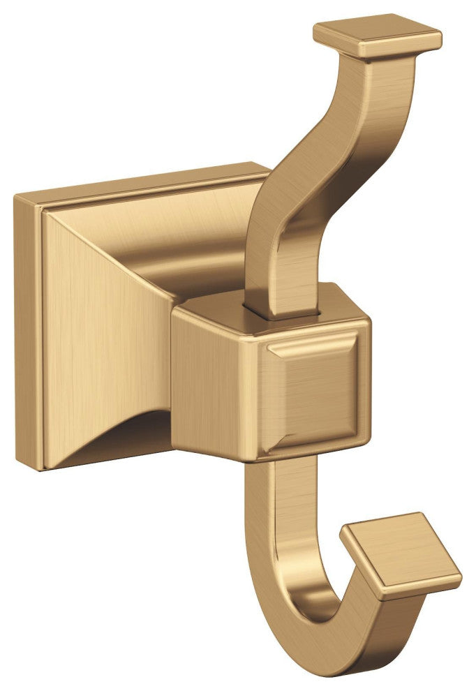 Mulholland Traditional Single Robe Hook, Champagne Bronze