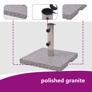 Vidaxl Granite Parasol Base Umbrella Holder 44 Lb