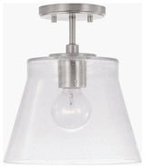 Capital Lighting 346912 Baker 11"W Semi-Flush Ceiling Fixture / - Brushed