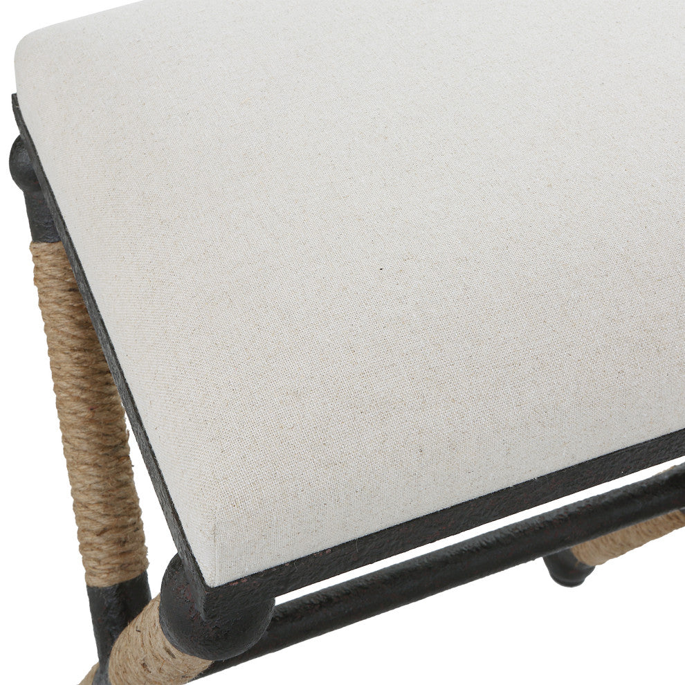 Uttermost 23709 Firth Rustic Oatmeal Counter Stool