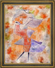 Paul Klee Diana in the Autumn Wind - 18" x 24" Framed Premium Canvas Print