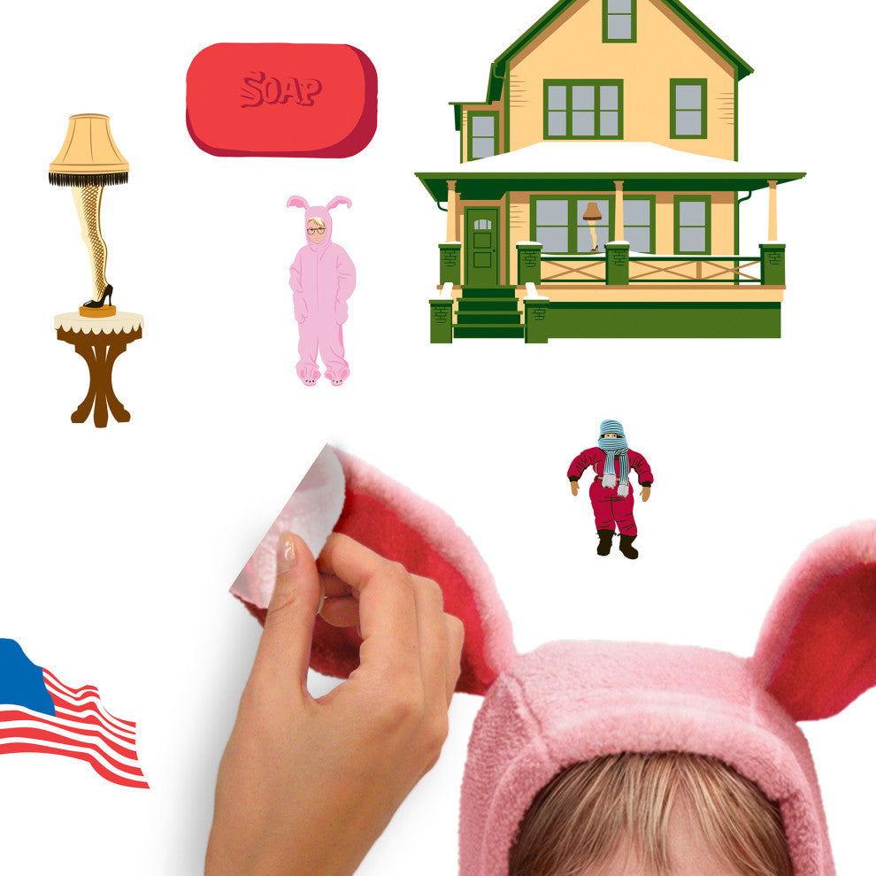 A Christmas Story Ralphie Bunny Suit Giant Wall Decals