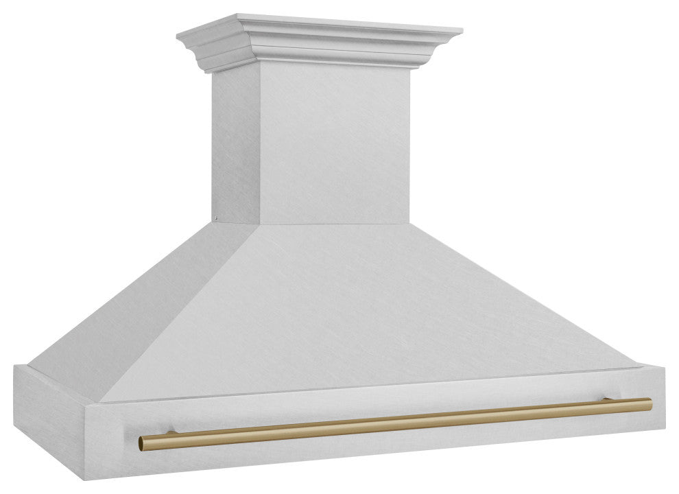 ZLINE 48 In. Wall Mount Hood, DuraSnow With DuraSnow Shell, 8654SNZ-48-CB