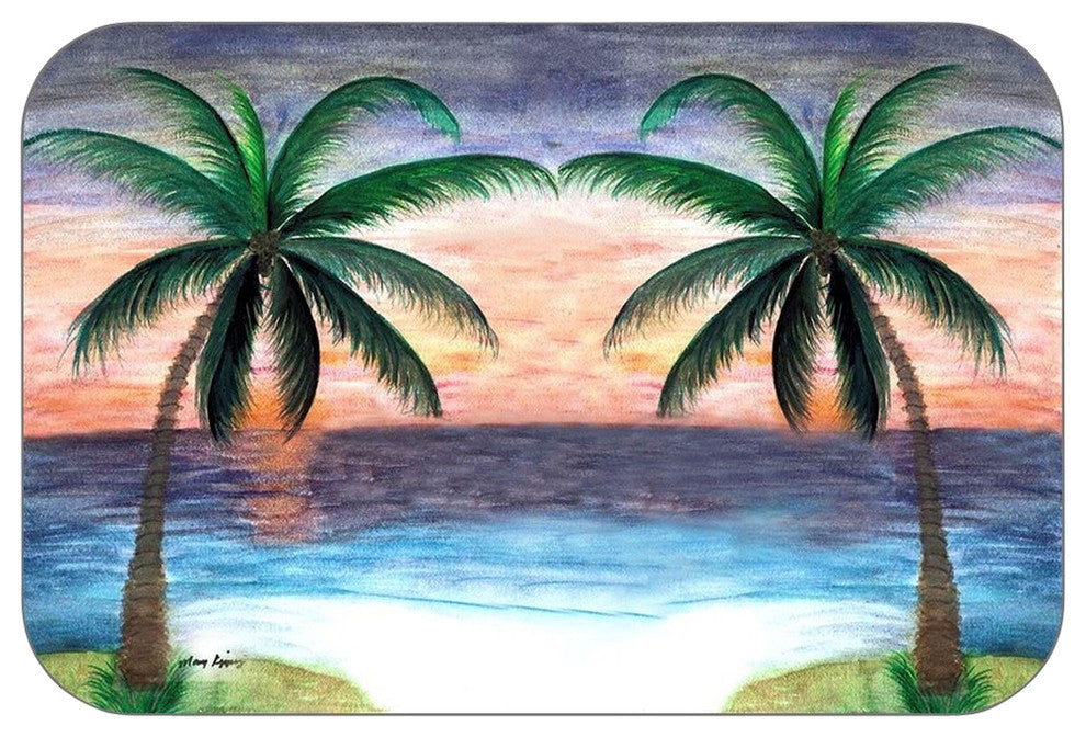Twin Palms Plush Bath Mat, 30"x20"