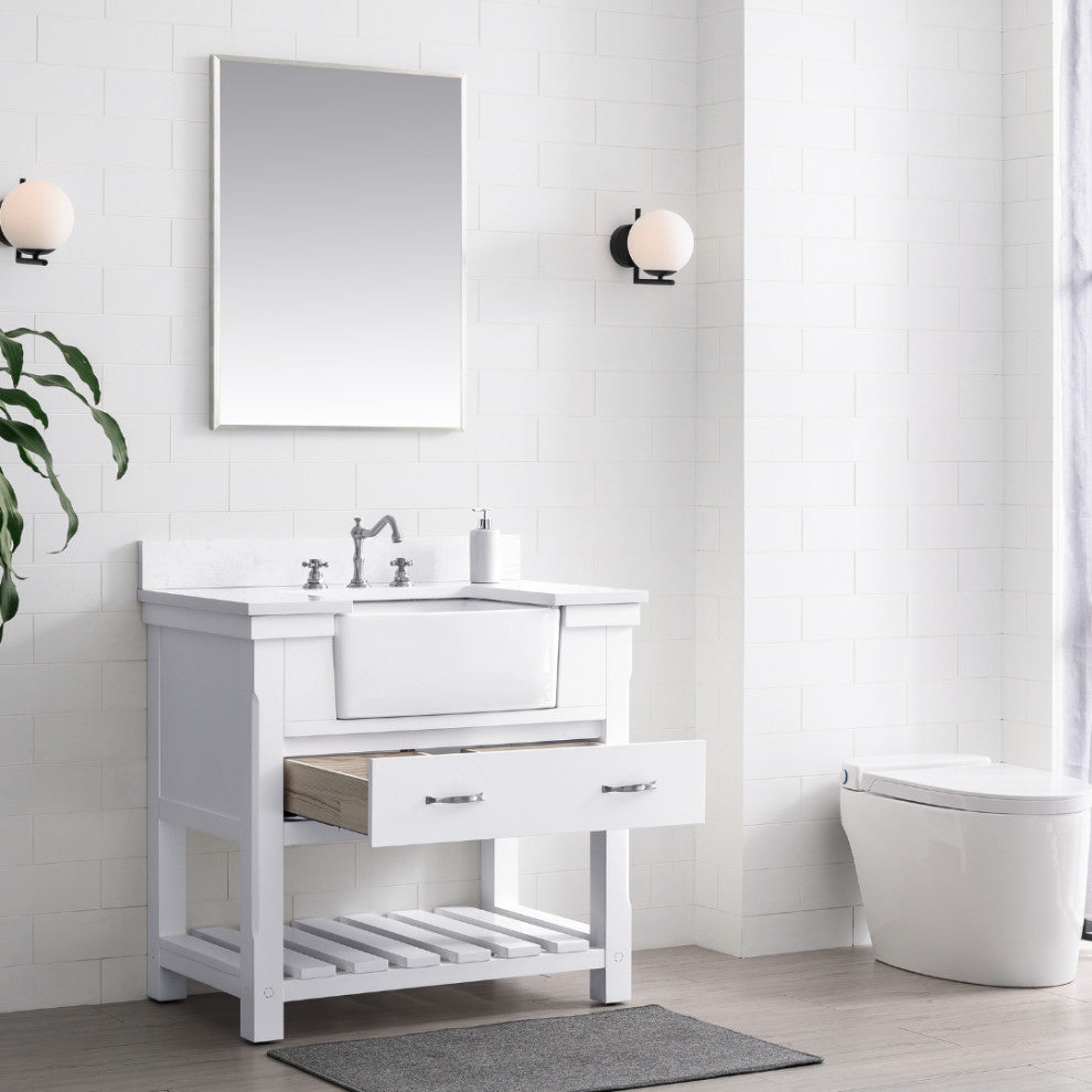 Wesley 36" Bathroom Vanity, White