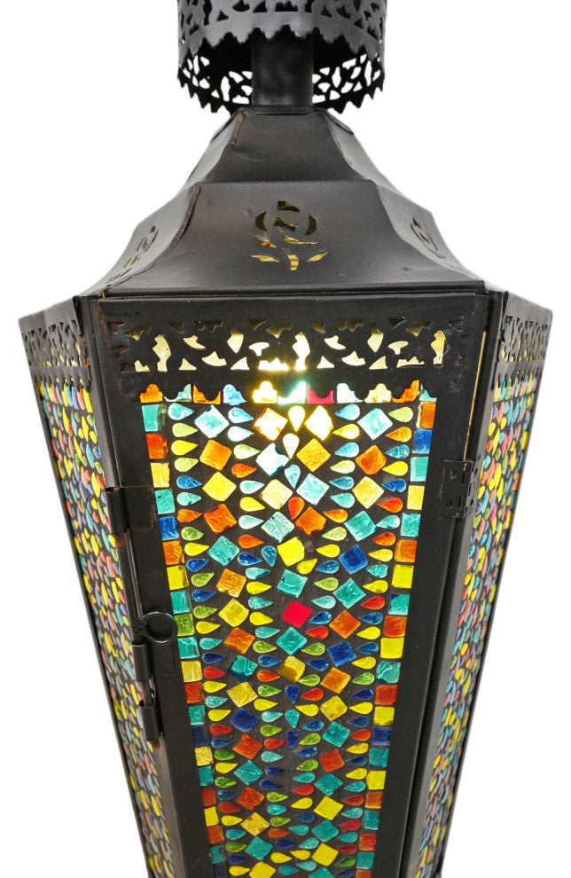 Mosaic Colorful Glass Table Lamp