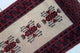 Handmade Vintage Uzbek Bukhara Runner 2'x6.2', 61cmx190cm 1960s