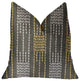 Capella Green Luxury Throw Pillow, 22"x22"