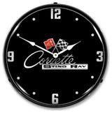 GM19091016 C2 Corvette Black Tie Clock