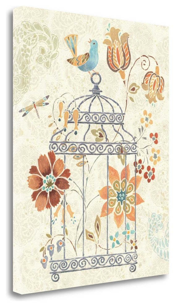 "Free Spirit III" By Daphne Brissonnet, Giclee Print on Gallery Wrap Canvas