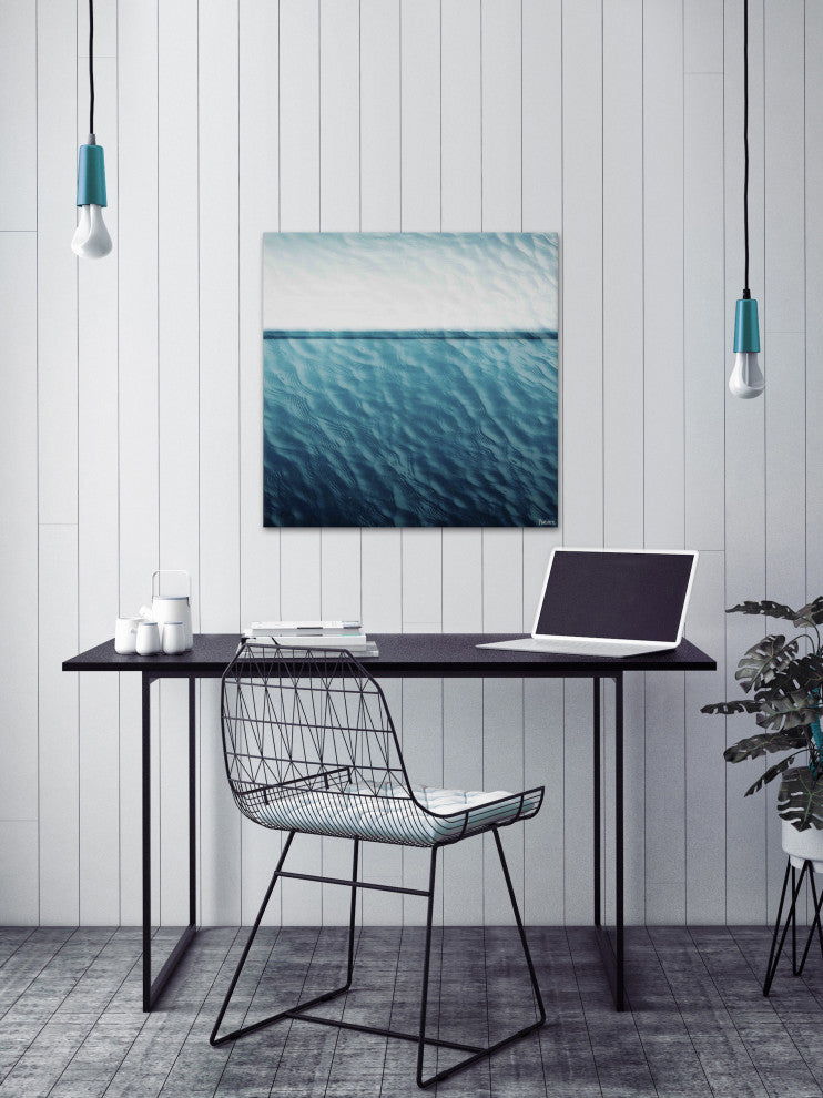 "Waves" Print on Canvas, 32"x32"