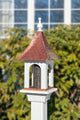 Large Seed Capacity Bird Feeder With Pure Copper Roof, Composite PVC Base