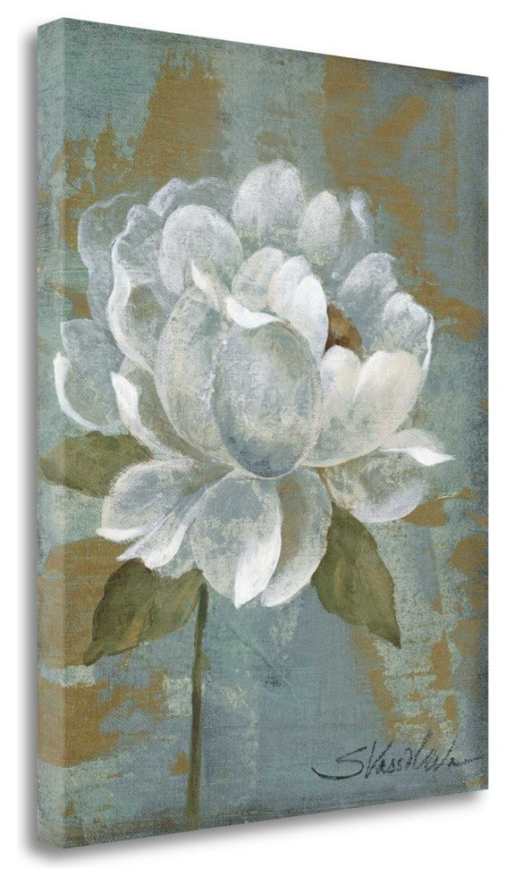 "Peony Tile I - Wag" By Silvia Vassileva, Giclee Print on Gallery Wrap Canvas