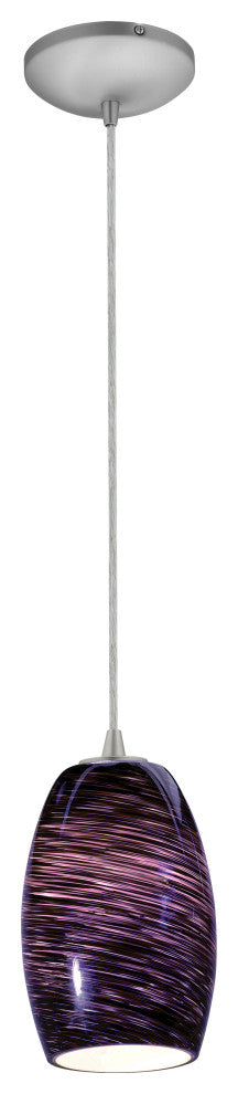 Access Lighting Chianti Pendant 28078-1C-BS/PLS, Brushed Steel