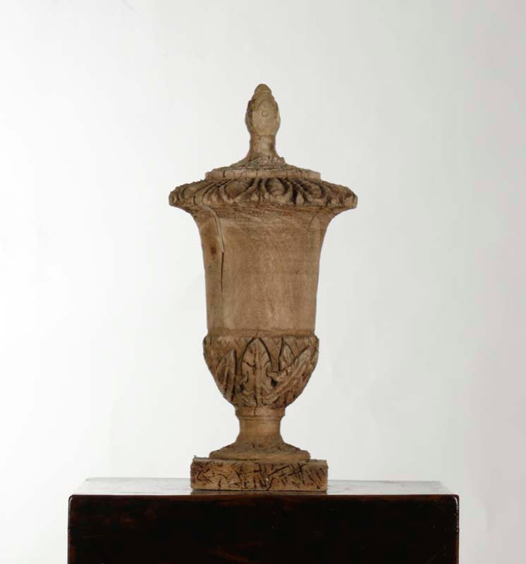 Wooden Finial Urn