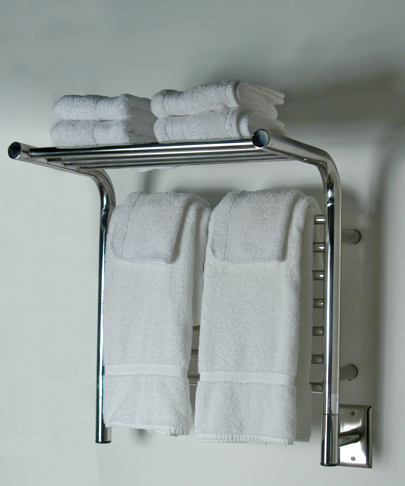 Amba Jeeves M Shelf Wall Mounted Towel Warmer, Polished