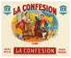 "La Confession Cigars" Digital Paper Print by Vintage Booze Labels, 42"x34"
