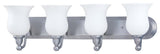 Nuvo Glenwood 4-Light 31" Brushed Nickel Bath Light Wall Light