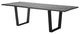 Versailles Oxidized Grey Wood Dining Table, HGSX202