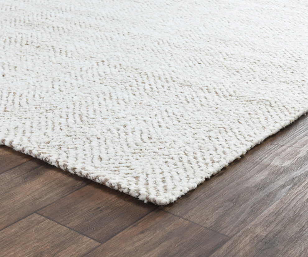 Chevron Hand-woven Jute Area Rug by Kosas Home