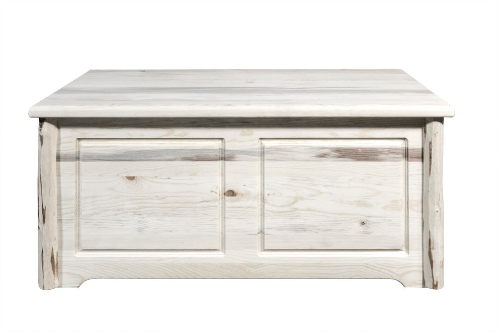 Montana Coffee Table with 2 Drawers, Ready to Finish