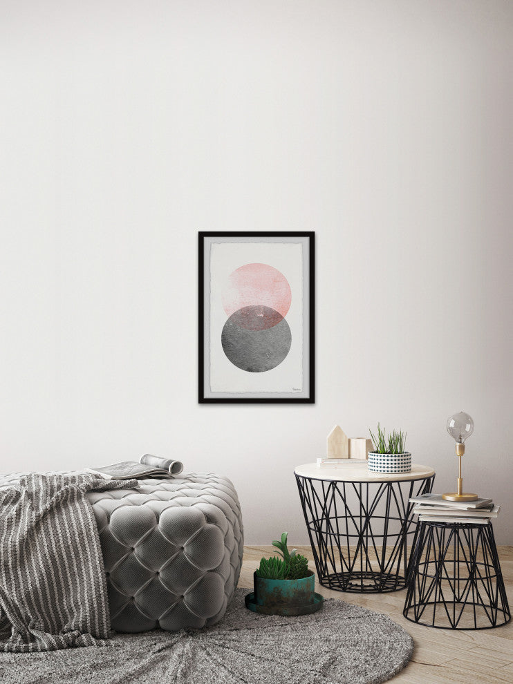 "Red Dawn" Framed Painting Print, 30"x45"