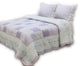 Love of Lilac Real Patchwork 100%Cotton Quilt Set, Full/Queen Set