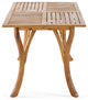 GDF Studio Hestia Teak Finish Acacia Wood Rectangular Dining Table