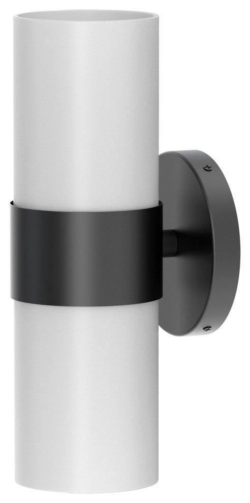 Glam Sconce, Matte Black, Double