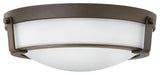 Hinkley Hathaway Three Light Flush Mount 3225OB-WH