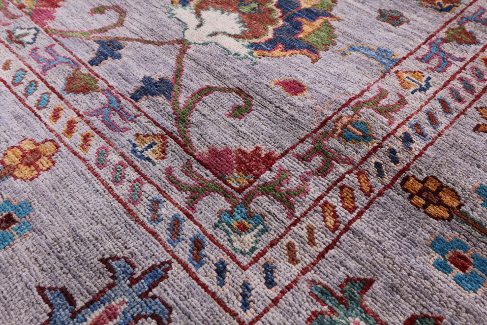 8' 9" X 12' 1" Persian Tabriz Hand Knotted Wool Rug Q9655