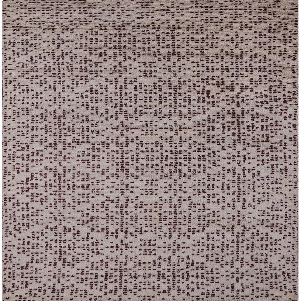Ahgly Company Indoor Square Mid-Century Modern Area Rugs, 5' Square