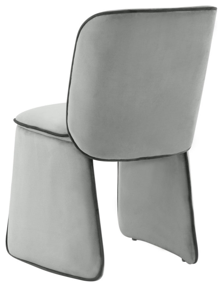 Kinsley Grey Velvet Dining Chair