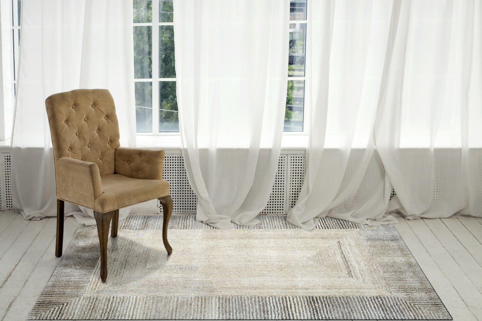 Posh 7810-727 Area Rug, Gray, 8''x11''