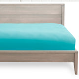 Bare Home Microfiber Fitted Sheets - Set of 2, Aqua, Twin Xl