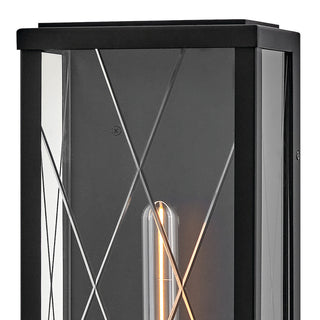 Hinkley Monte Medium Wall Mount Lantern, Black